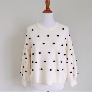 Madewell fashion dots sweater